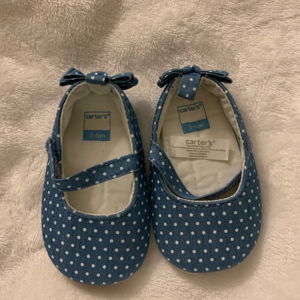 Carters 3-6month jean Mary Jane’s